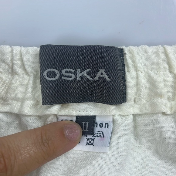 Oska Linen Skirt S129-9 - Picture 2 of 9